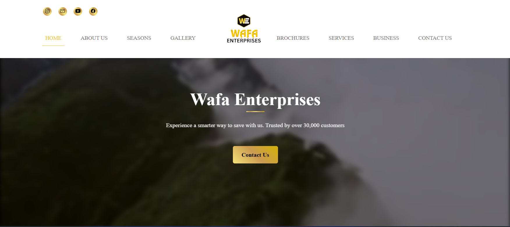 Wafa Enterprises homepage