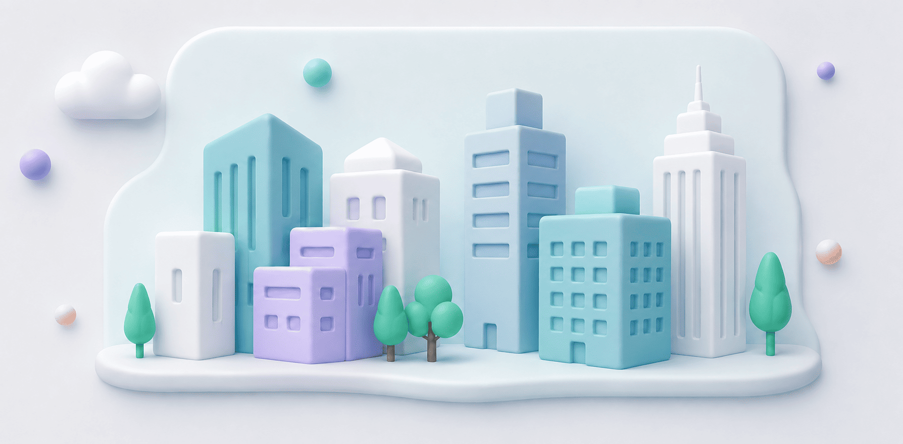 City and analytics visual